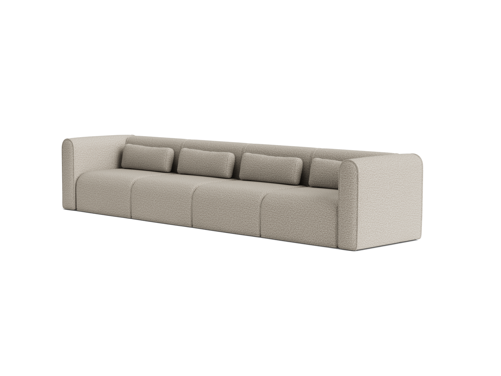 Bangalow Modular Sofa - Sofa / 6-Seater / Limestone (Luxe)