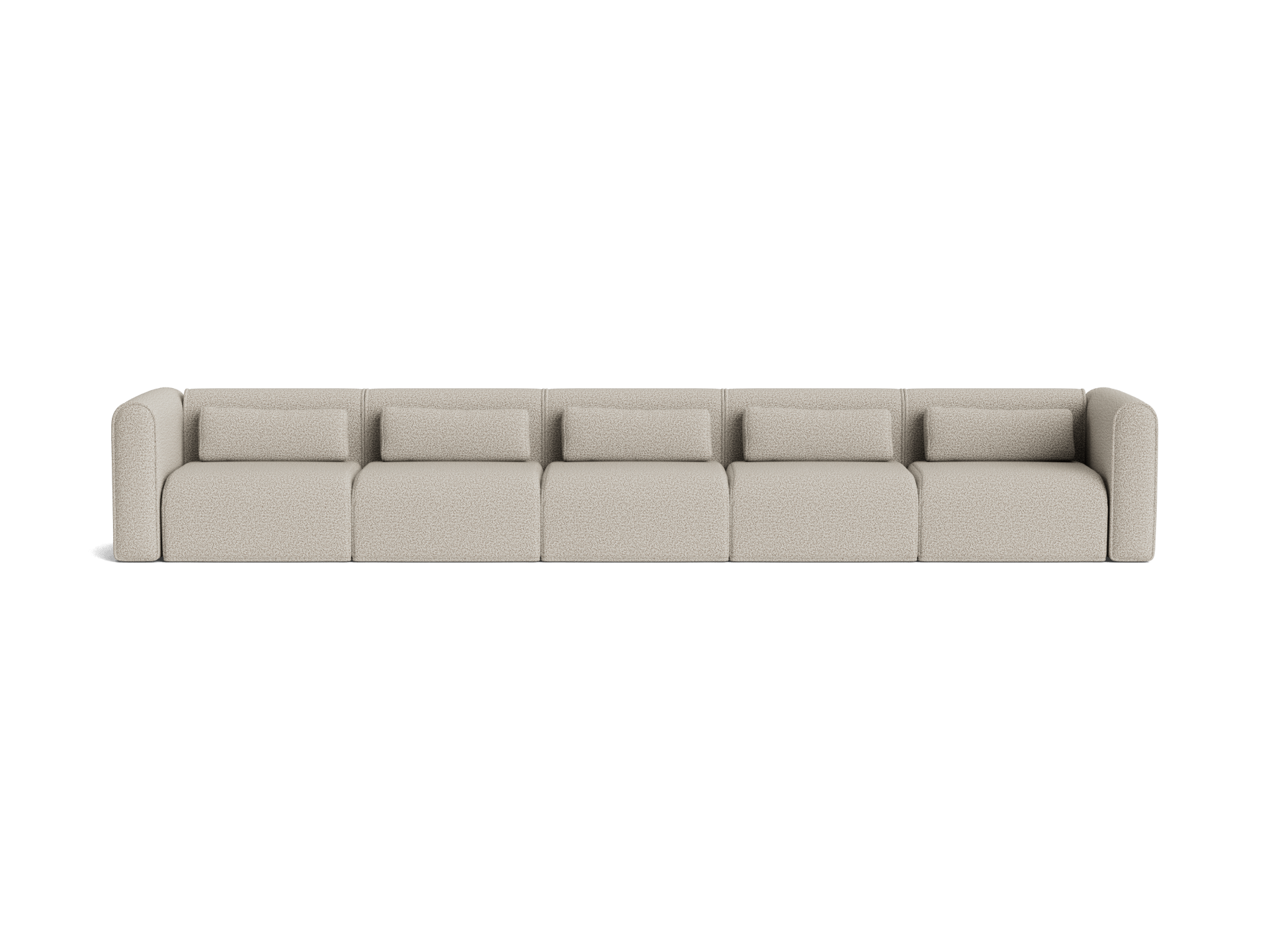 Bangalow Modular Sofa - Sofa / 7-Seater / Limestone (Luxe)