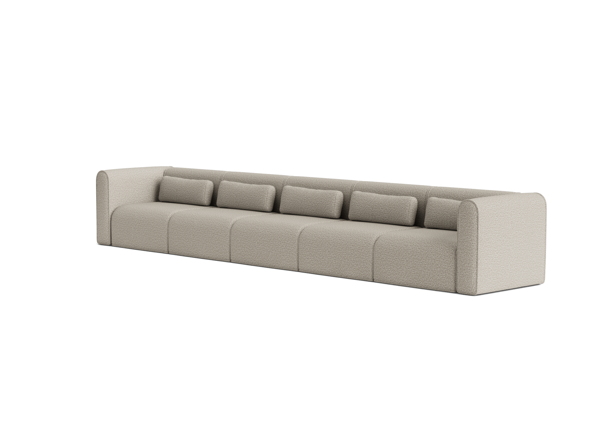 Bangalow Modular Sofa - Sofa / 7-Seater / Limestone (Luxe)