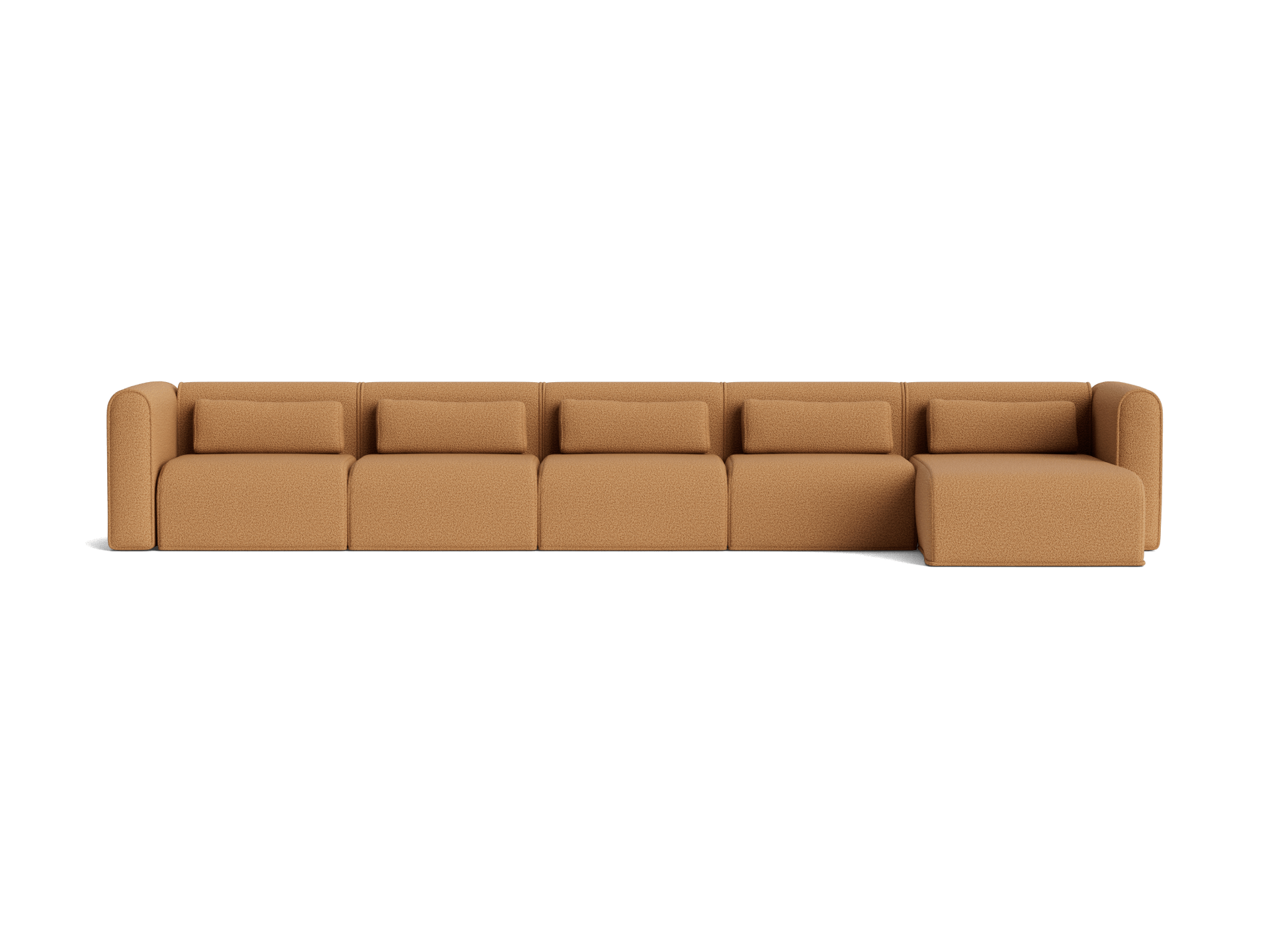 Bangalow Modular Sofa - Chaise / 7-Seater / Sand Dune (Luxe)